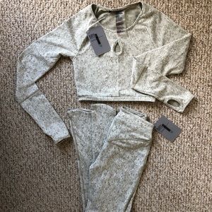 Gym shark khaki green set Xs